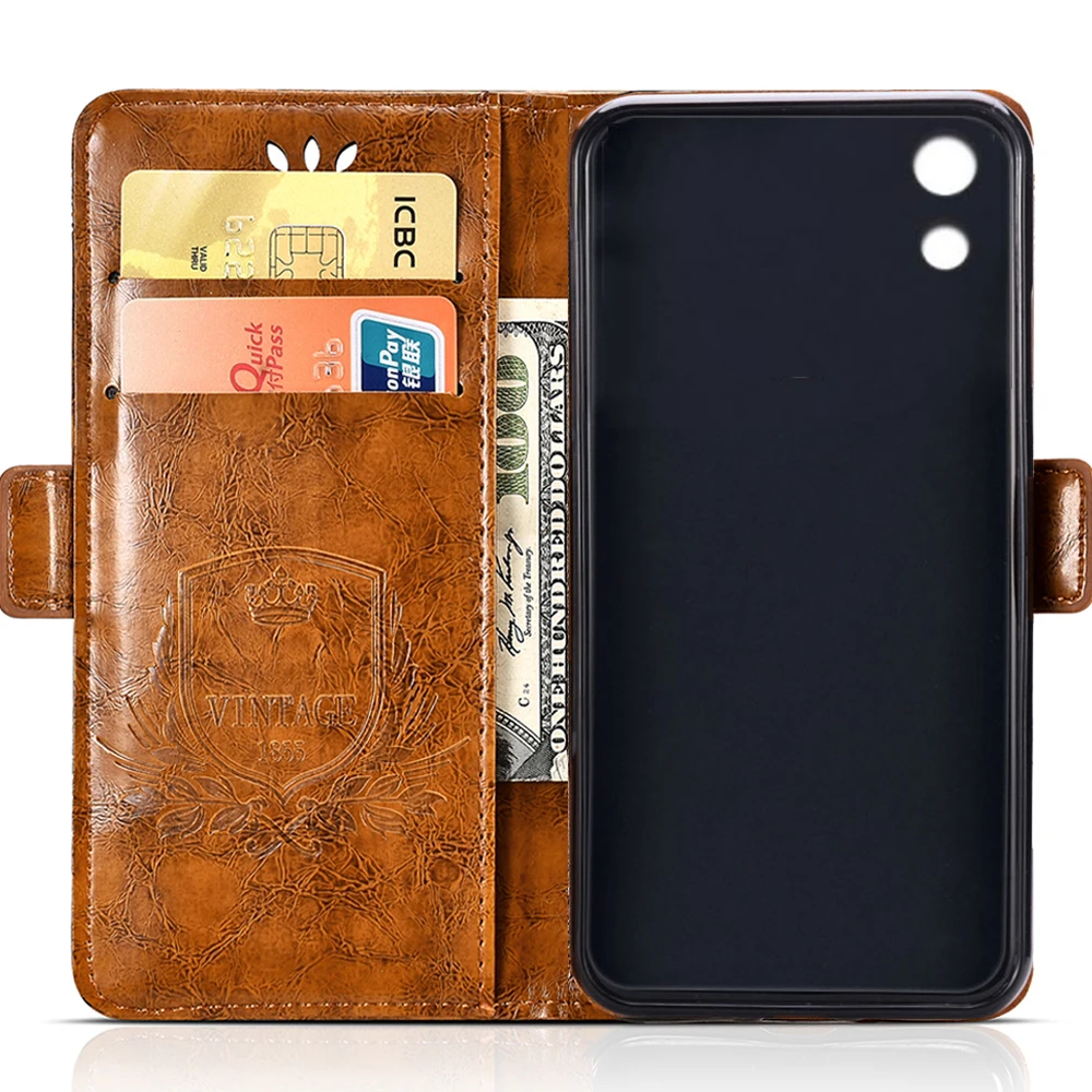 SRHE Flip Cover For Huawei Honor 8A Case 6.09 inch Leather With Wallet Magnet Vintage Honor8A JAT-L29 | Мобильные телефоны и