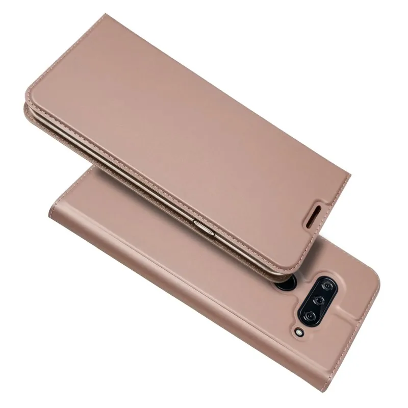 Роскошный чехол из искусственной кожи для LG Q6 Q8 G6 G7 V20 V30 V40 чехол thinq модный откидной Чехол Магнитный чехол для телефона