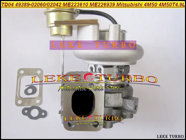 Турбокомпрессор TD04 4 49389 02060 02042 ME223610 ME226939 для грузовиков Mitsubishi 4M50 4M50T 4.9L с
