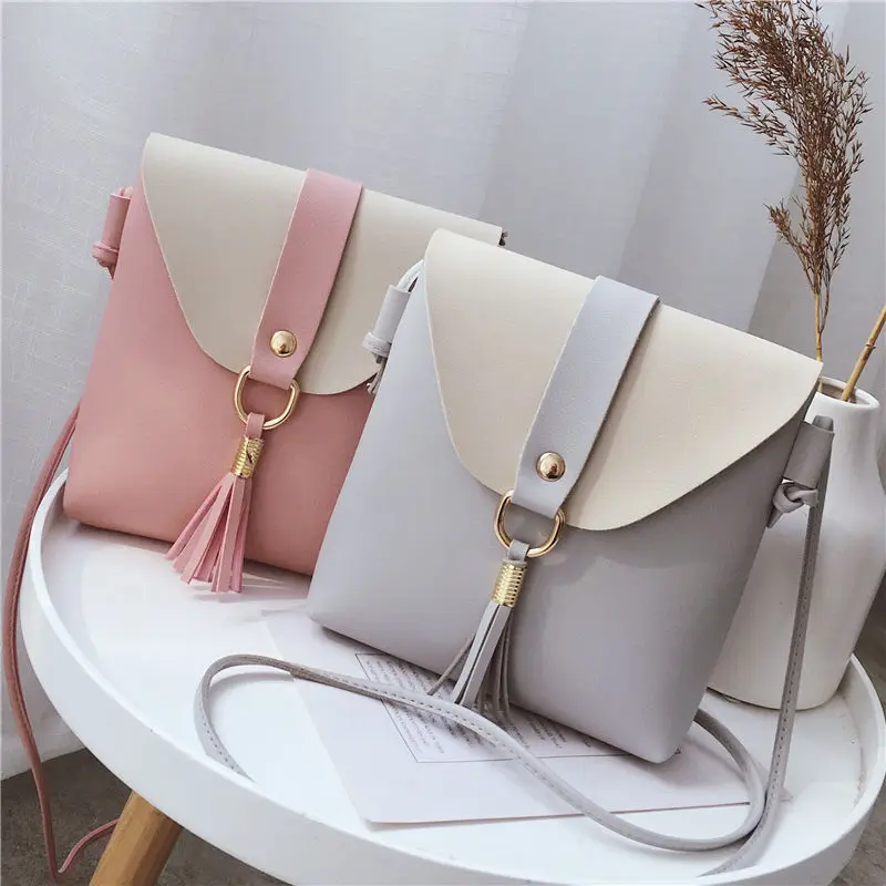 Женские сумки через плечо модная дизайнерская мини-сумка Одноцветный клатч