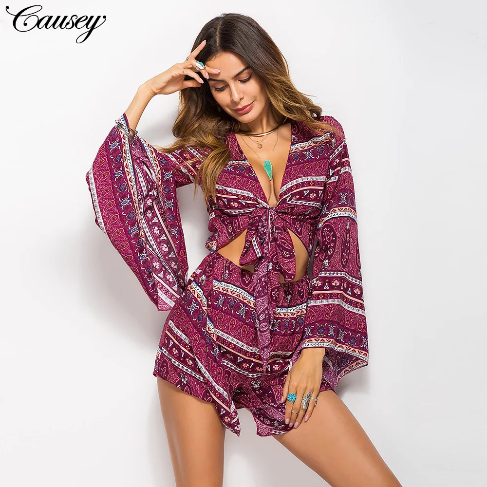 Женские повседневные джемперы с принтом штаны для отдыха 2019 | Женская одежда