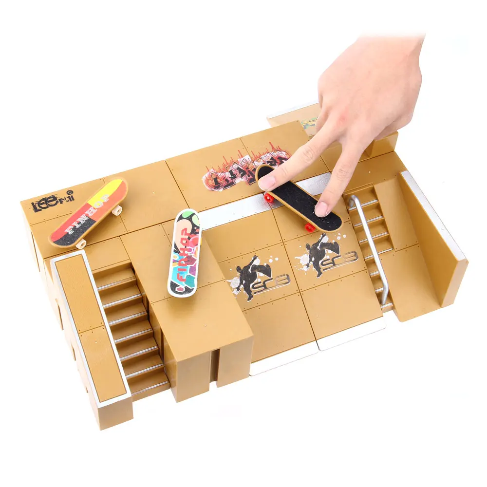 8 шт. скейт набор в виде парка рампы Запчасти для Tech Настольный пальцевый