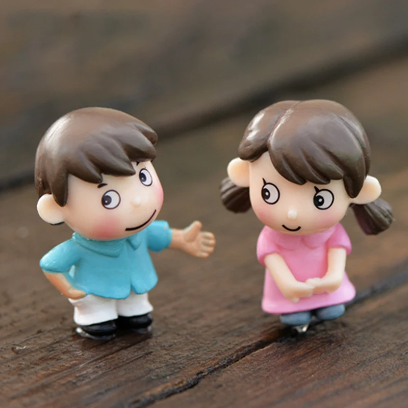 2 шт. домашний декор миниатюрная сказочная садовая фигурка полимерные украшения