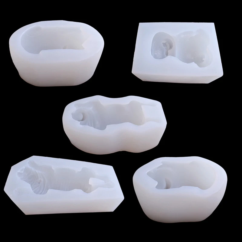 Силиконовая 3D форма в виде спящей собаки аксессуары для кухни инструменты
