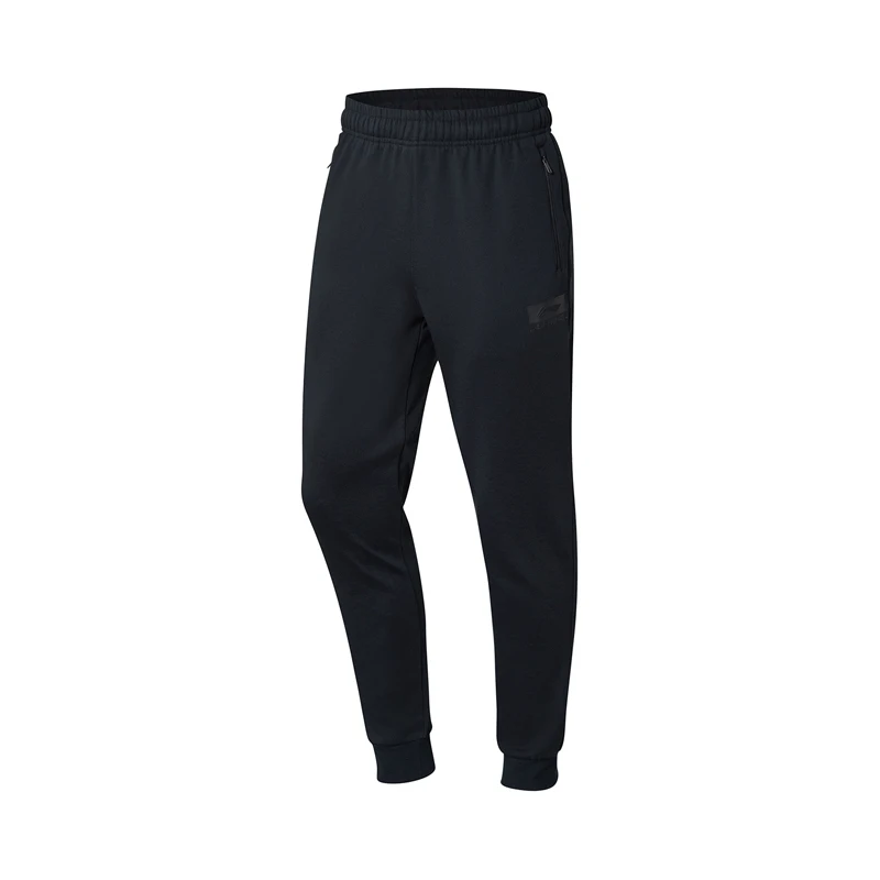 Li-Ning мужские баскетбольные серии CBA спортивные штаны теплые флисовые 72% хлопок 28%