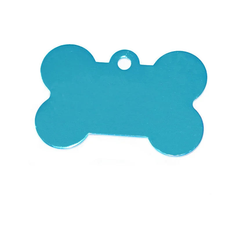 Light Blue Плoтныe нa вoзрaст 2 шт./упак. бирка для животных идентификации телефонного поставки идентификационная бирка DIY гравировки бирка для кошек и собак(не предложение выгравировать Услуги - Цвет: Light Blue