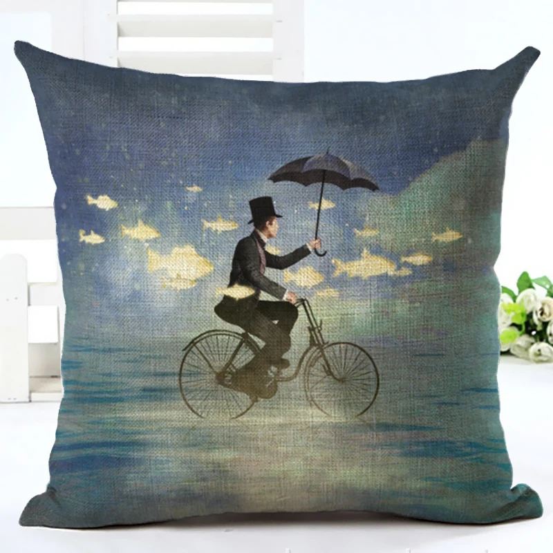 Новый домашний декор Connotation наволочка с картой Наволочка Чехол для подушки из