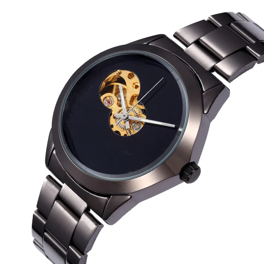 Женские часы с полым скелетом механические дизайнерские Роскошные наручные