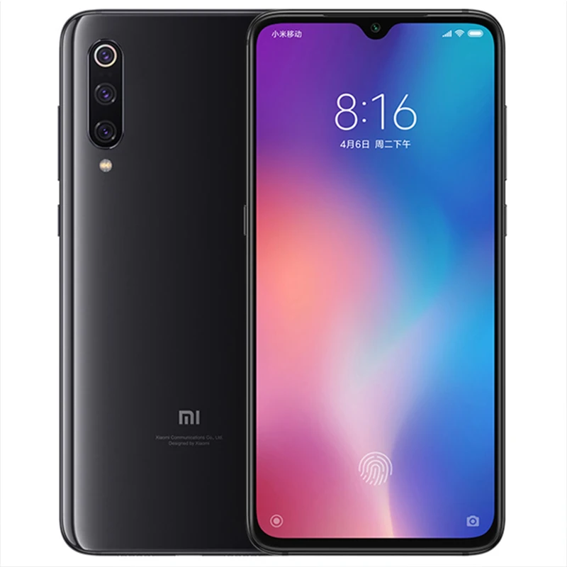 Оригинальный телефон Xiaomi Mi 9 6 ГБ ОЗУ 128 Гб ПЗУ Восьмиядерный процессор Snapdragon 855 48