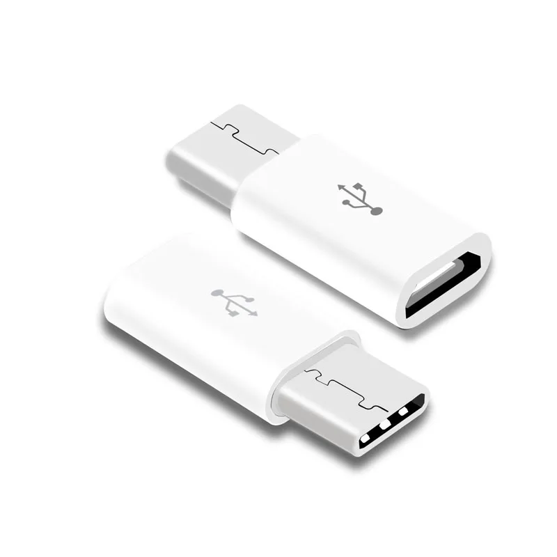 

2pcs USB 3.1 Type C Male to Micro USB Female Adapter Converter Connector USB UY8