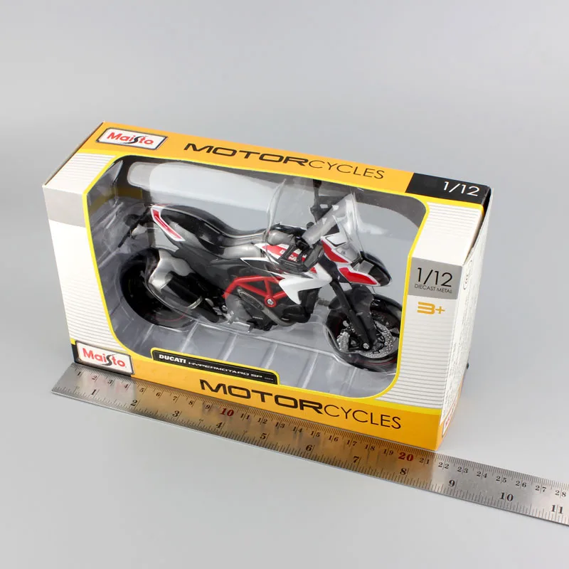 1/12 весы небольшой Hypermotaro 1100 EVO SP Corse supermotard Мотогонки металлический бак модель Авто