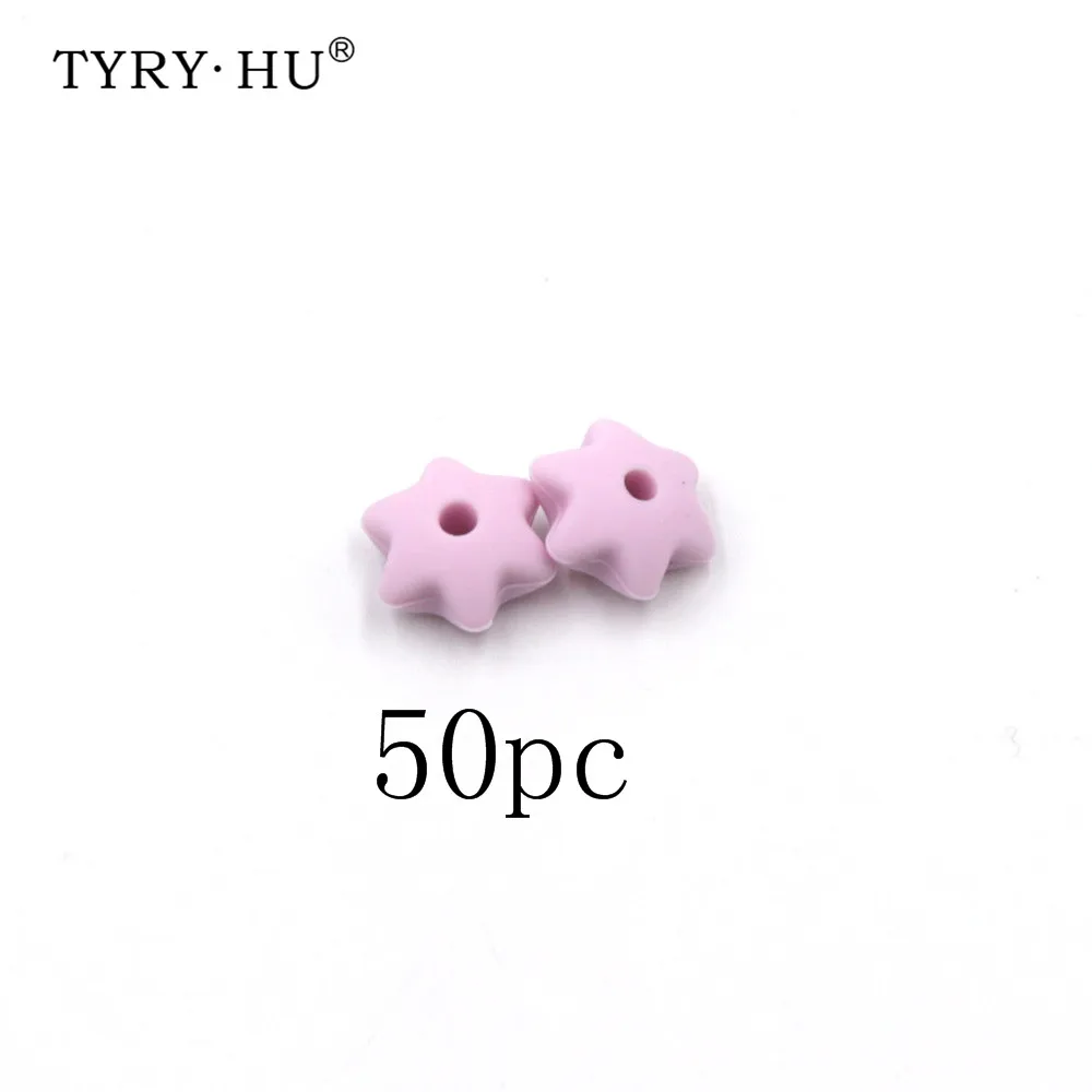 50 шт., силиконовые бусины, Детские Прорезыватели, аксессуары, Attache Sucette, игрушки для прорезывания зубов, изготовление чечевицы, бисер для младенцев, уход за зубами, Поставщик продукции - Цвет: 19