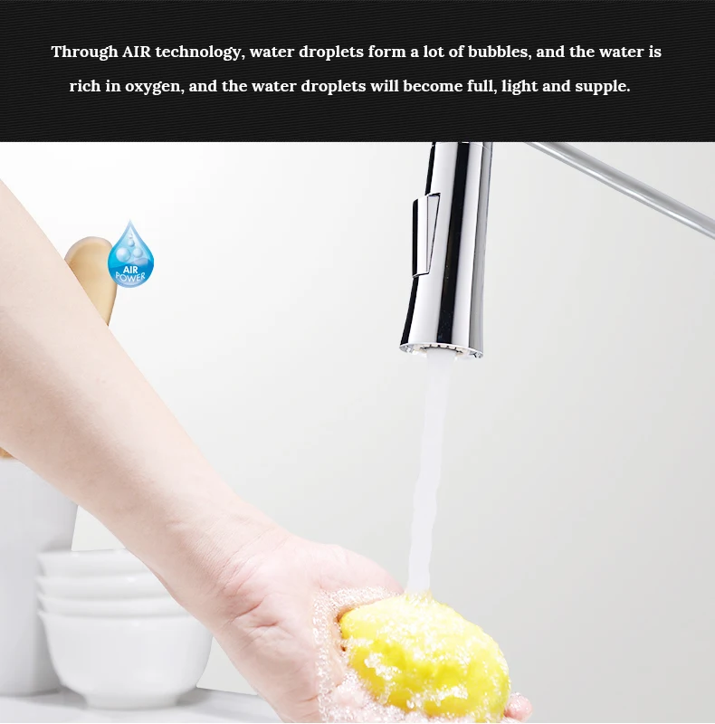 Uythner хромированный латунный кухонный смеситель для раковины вытяжной