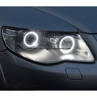 Для Volkswagen VW Touareg 2007 2008 2009 2010 ультра яркий дневной светильник DRL CCFL ангельские глазки Demon Eyes комплект теплый белый гало кольцо