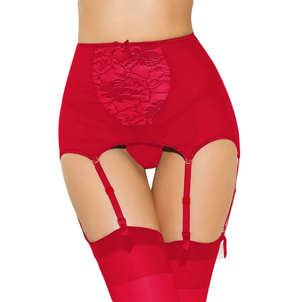 Кружевной Пояс-подвязка с высокой талией соблазнительное нижнее белье на