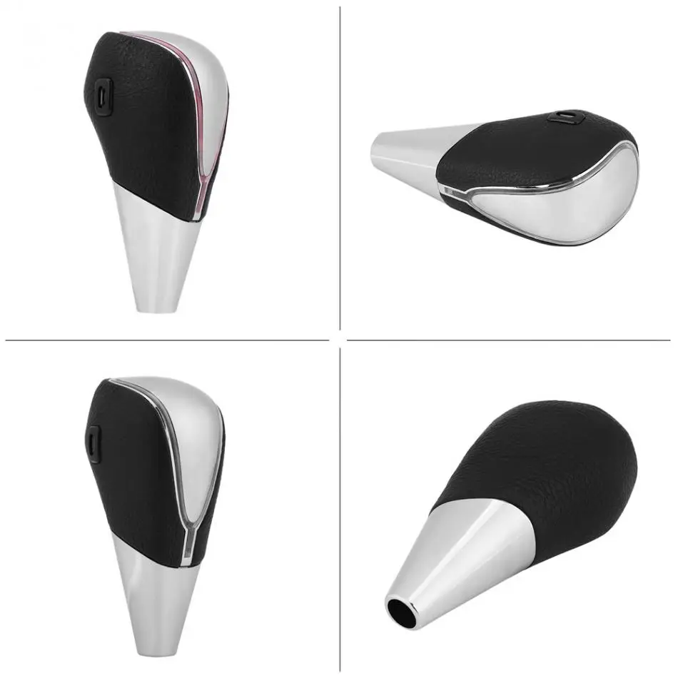 СВЕТОДИОДНЫЙ Автомобильный ручной рычаг переключения передач из искусственной