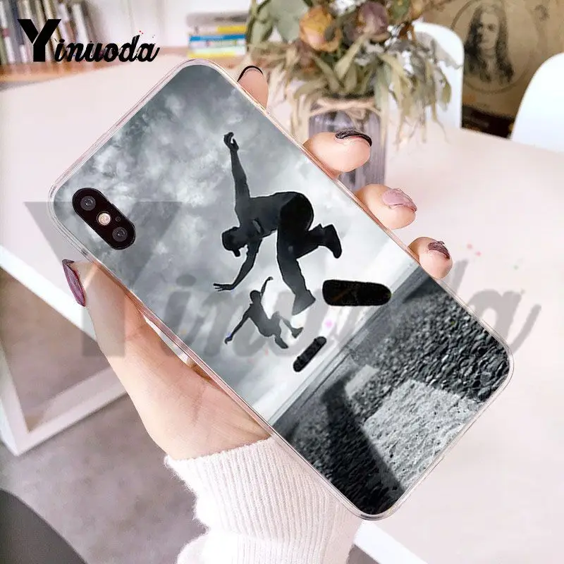 Спортивный чехол для скейтборда Yinuoda телефона iPhone 6S 6plus 7 7plus 8 8Plus X XS XR11 11pro 11promax |