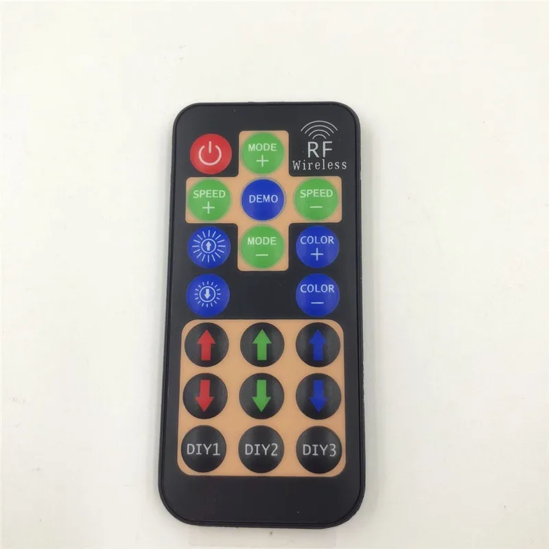 Светодиодный мини контроллер RGB 10 шт. 19 клавиш 3 * 4A функция сделай сам для 5050 3528