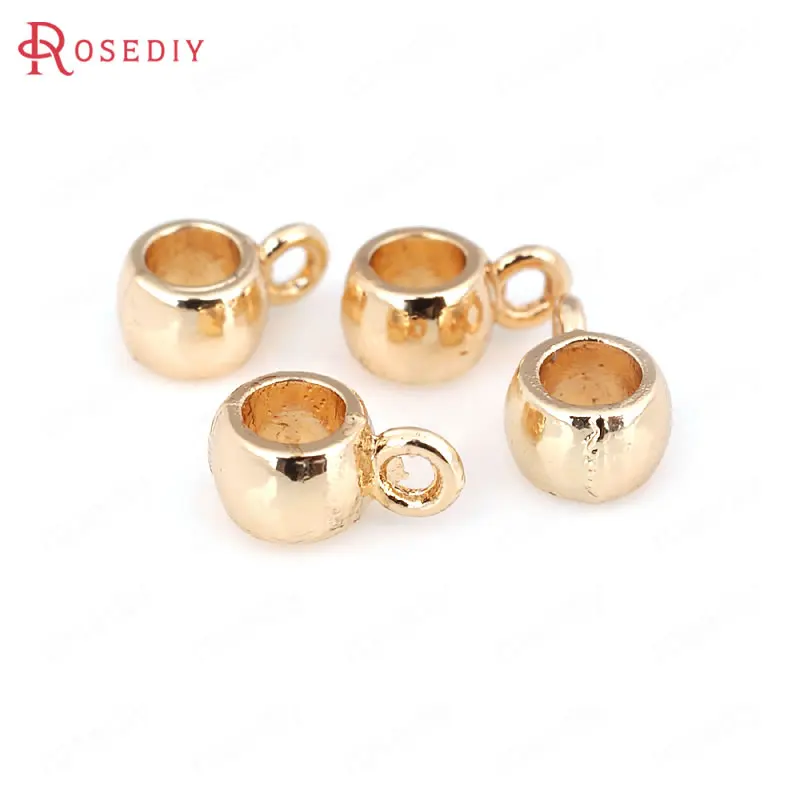 Латунные подвески с покрытием 24 каратным золотом 20 шт. 5 5x8 мм|diy jewelry accessories|jewelry