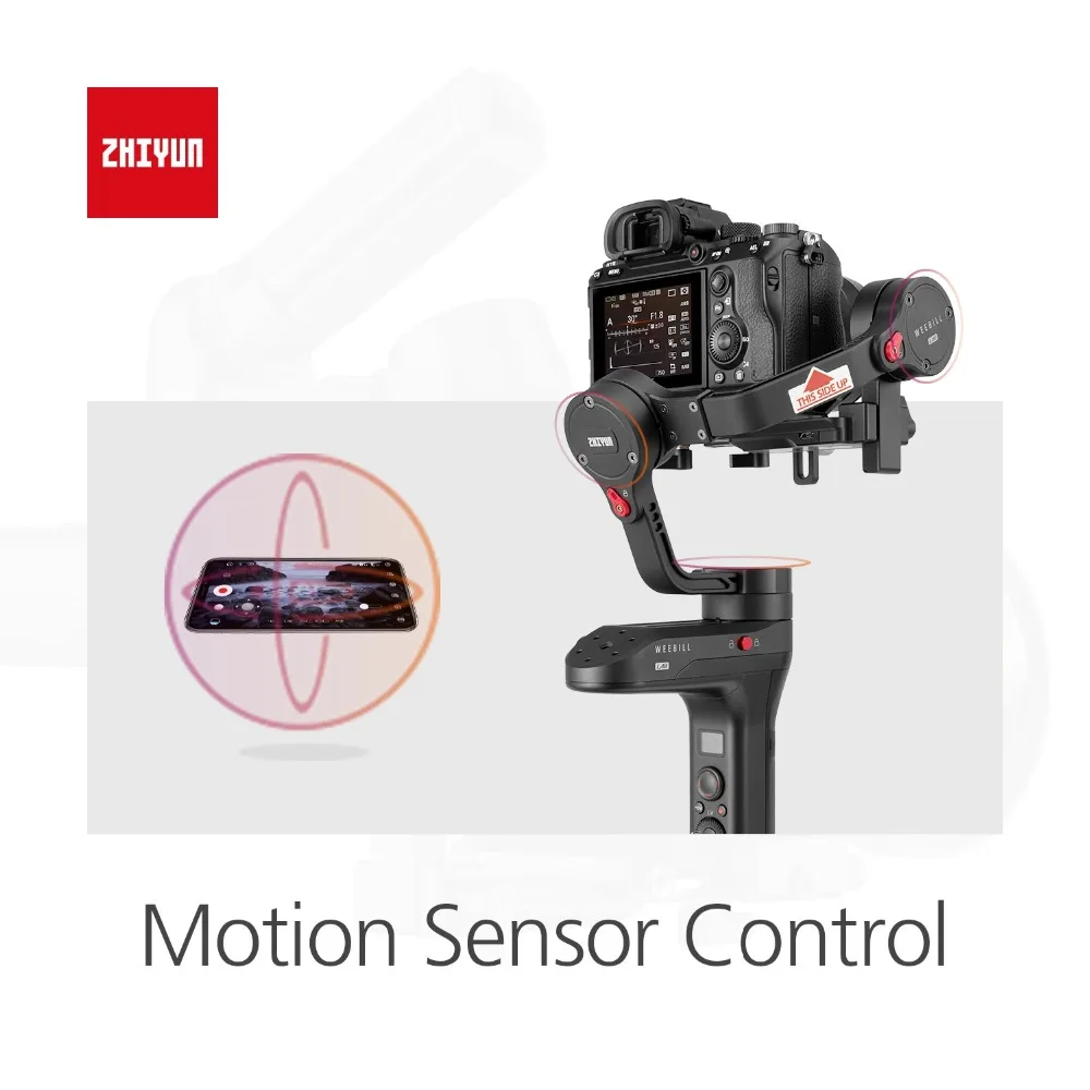 Zhiyun-Tech weebill лаборатории 3-осевому гидростабилизатору Ручной Стабилизатор для sony беззеркальных Камера Поддержка Сенсор Управление с быстрым набор для установки