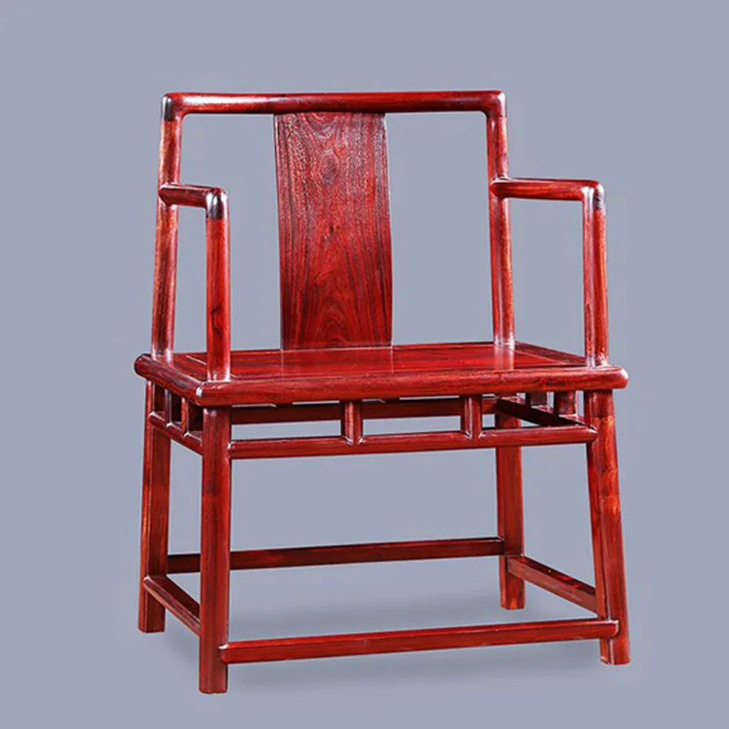African rosewood lobular 7 piece tea tables and chairs combined blood Tan mahogany furniture chair table space crown |