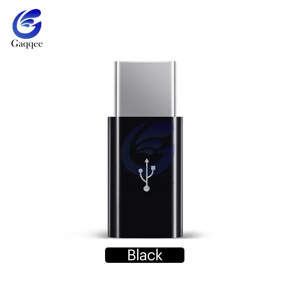 Черный 3 шт. USB 3,1 type-C мужской разъем для Micro USB 2,0 5Pin Женский адаптер для передачи данных конвертер usb type C адаптер Черный Белый - Цвет: Черный