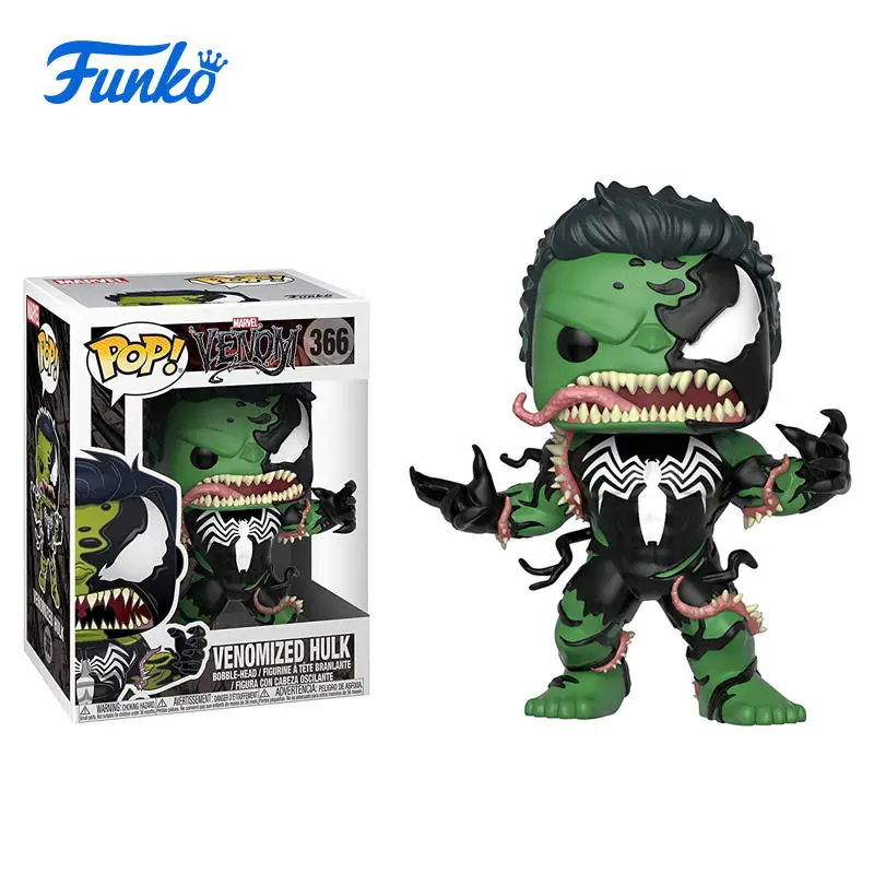 FUNKO POP официальный Venom Eddie Железный человек Капитан Америка Халк тема Виниловая