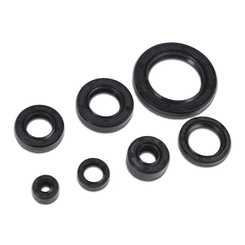 Motorcycle Full Complete Engine Oil Seal Rubber Gear Shaft Seal For Honda CA250 CBT250 CM250 DD250 QJ250-3 Oil Seal Parts