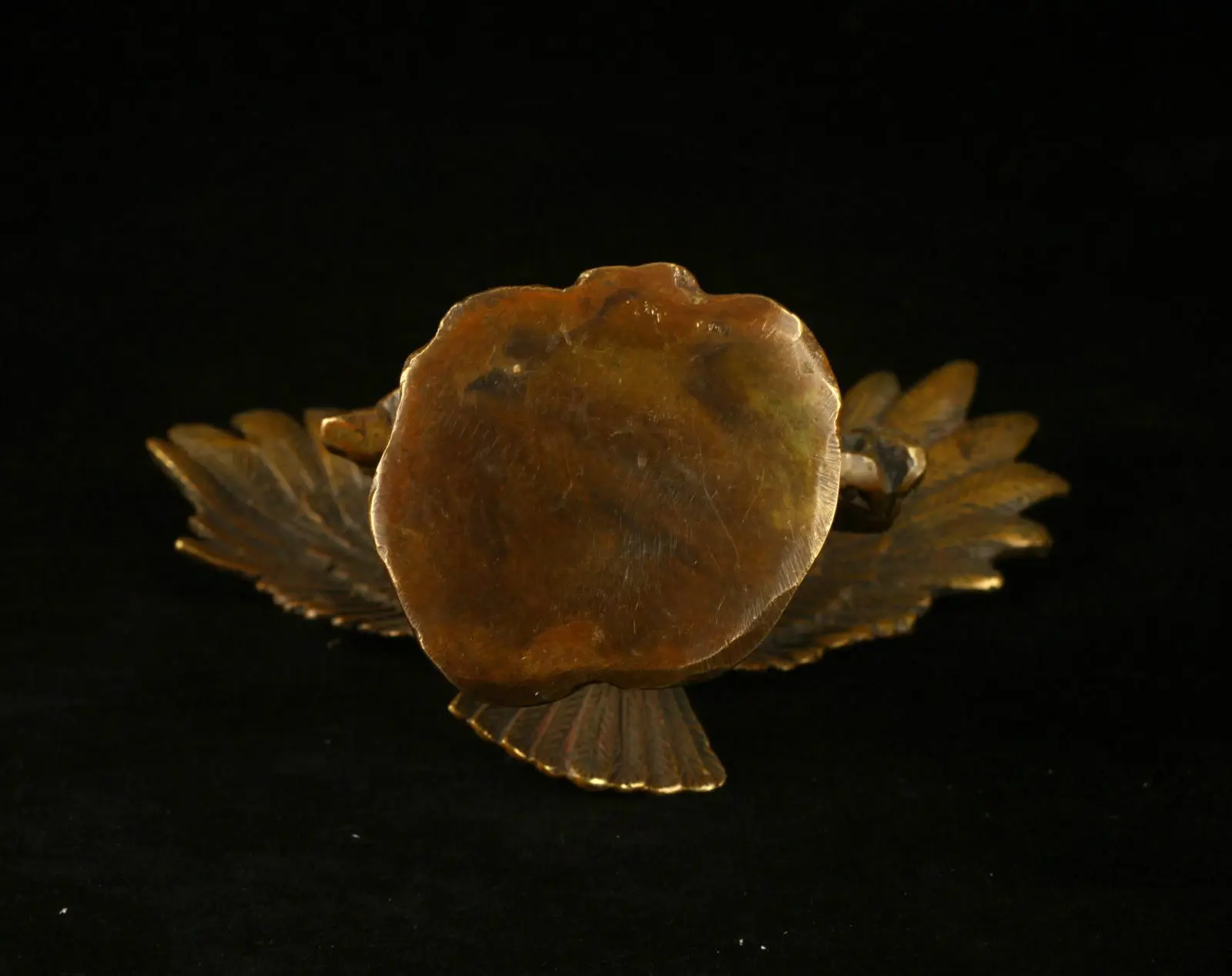 

Exquisite Collection Handmade Old Bronze Vivid Eagle Bird Animal Statue Success Home Furnishing Decoration