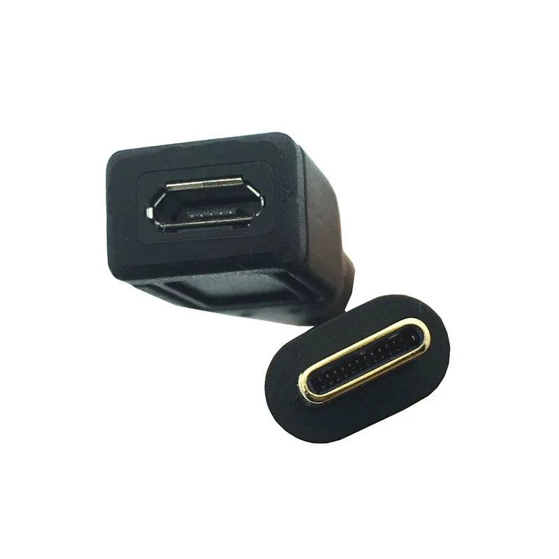 Позолоченный 25 см USB3.1 Тип C штекер к микро USB 3.1 5Pin гнездо Кабель для передачи