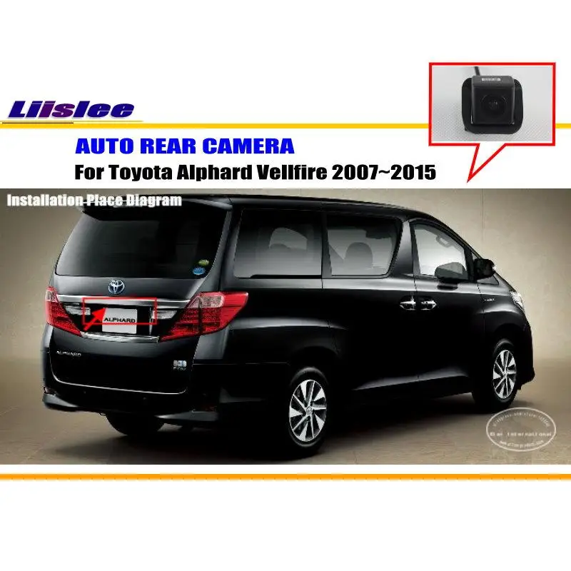 

Liislee Автомобильная камера для Toyota Alphard Vellfire 2007 ~ 2015/камера заднего вида/HD CCD RCA NTST PAL/OEM обратное отверстие