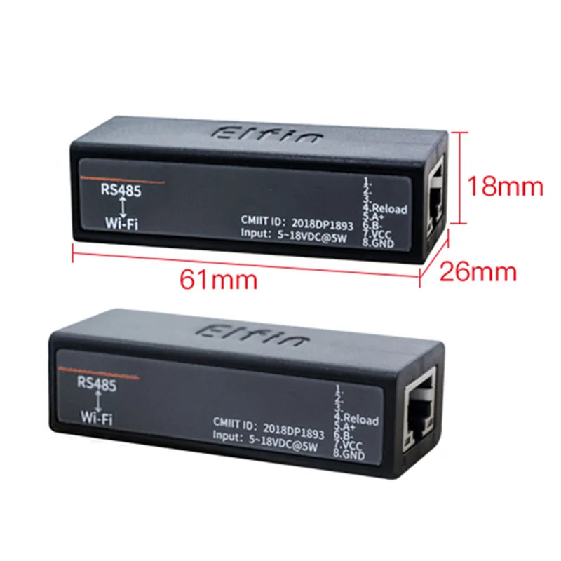 Серийный Порты и разъёмы RS485 Wi Fi устройство Серверный модуль Elfin EW11 Поддержка TCP/IP