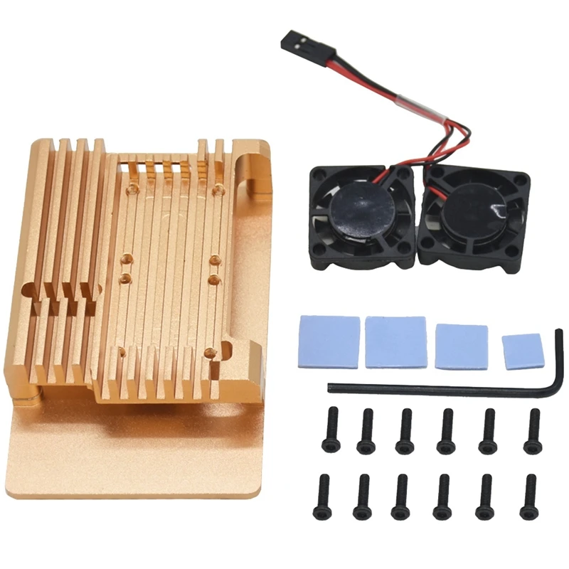 Для Raspberry Pi 3 Model B + охлаждающий корпус металлический из алюминиевого сплава