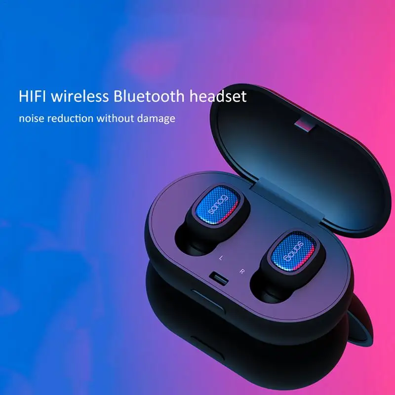 Sanag T3 Mini Binaural Invisible In-Ear Wireless Bluetooth Earphones Sports Portable Hanging Earphone With Charging Bin | Электроника