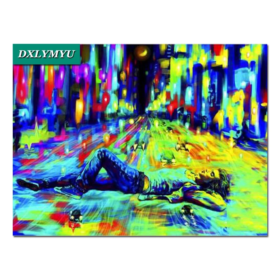 

NEW Leisure life 5d Diamond Mosaic full Diamond Painting Cross Stitch Diamond Embroidery portrait Pattern rhinestone decoration