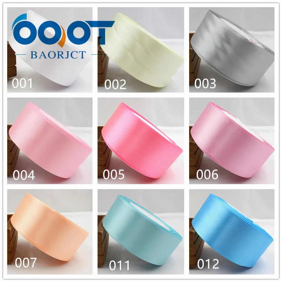 1 1/2 ''(38 мм) атласная лента тканевая шелковая декоративные рулоны ленты 25