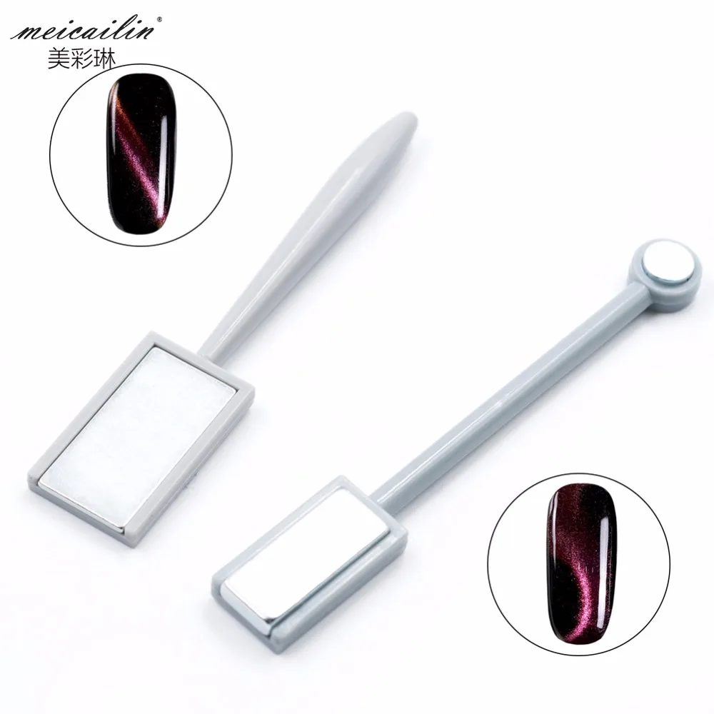Meicailin 12 шт./компл. 3D кошачьи глаза гелевая магнитная ручка с сильным магнитом