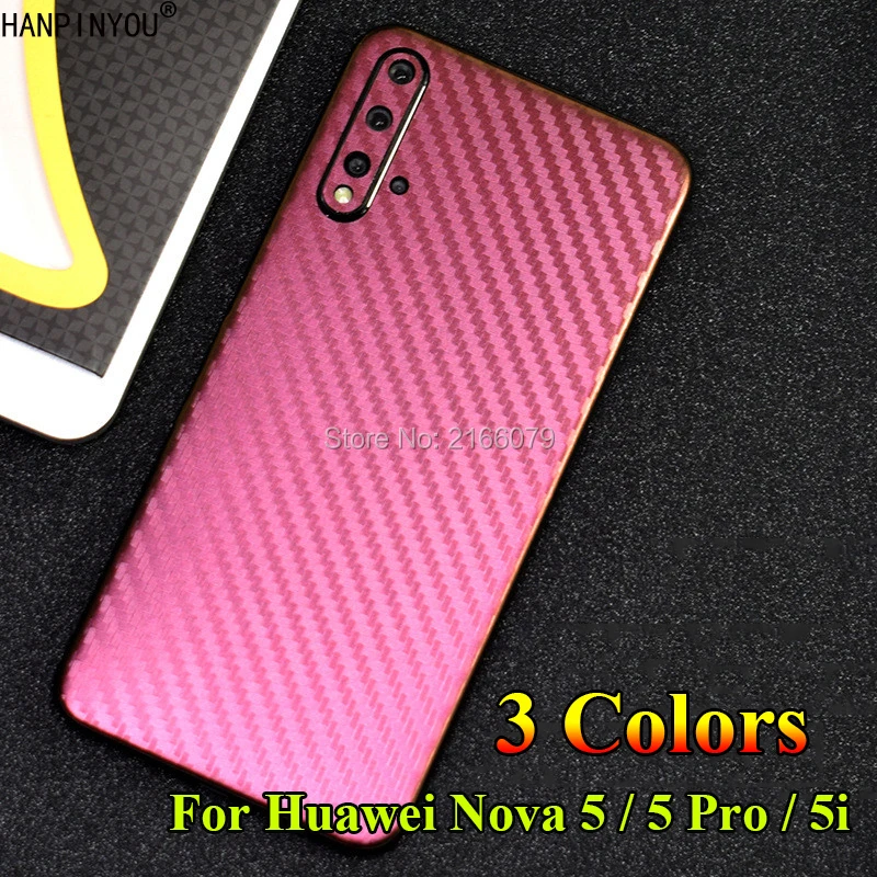 

Для Huawei Nova 5 5Pro 5i Pro 3D градиентная задняя крышка из углеродного волокна задняя наклейка защитная пленка