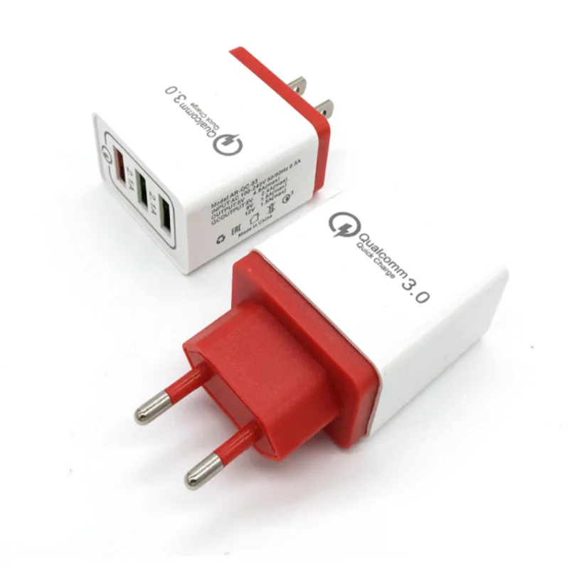 Rovtop QC 3 0 18 Вт USB Quick Charge 5 в а зарядное устройство для мобильного телефона Iphone EU US Plug