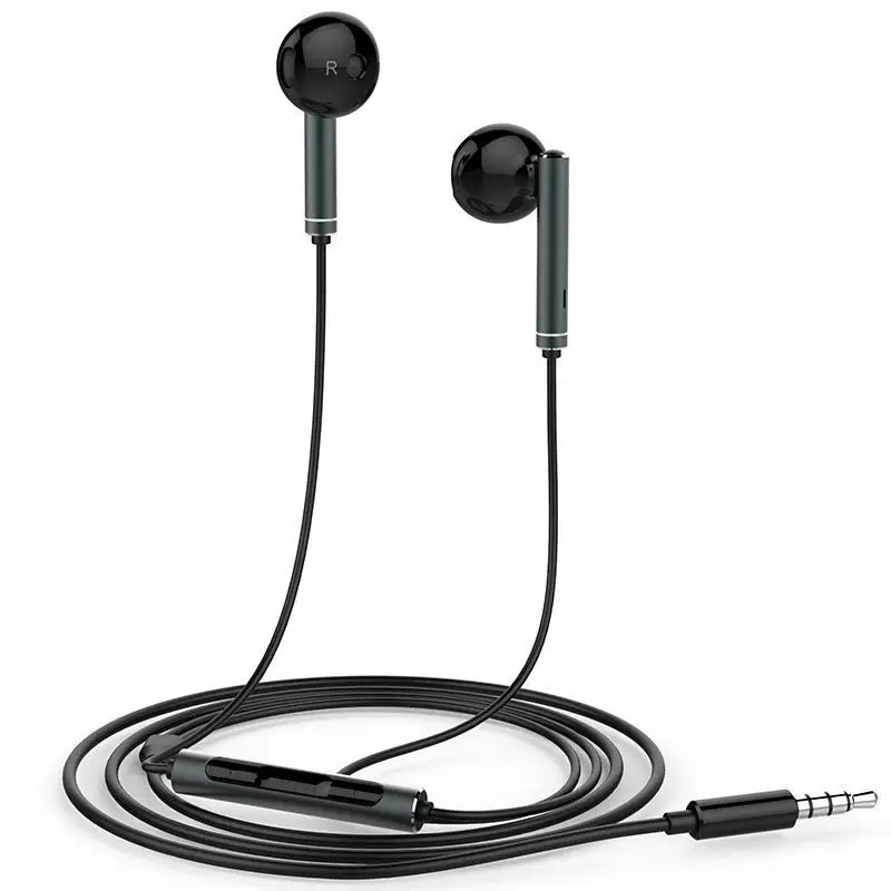 Оригинальные металлические наушники вкладыши HUAWEI AM116 гарнитура с микрофоном и