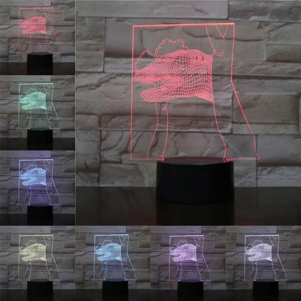 3D ночной Светильник новинка светодиодная настольная лампа подарки для детей