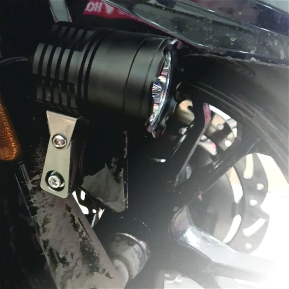 

For YAMAHA NVX NVX155 Aerox155 Tricity 125 FORCE 155 SMAX Motorcycle Lower Fork Spotlight Holder Lights lamp Mounting bracket