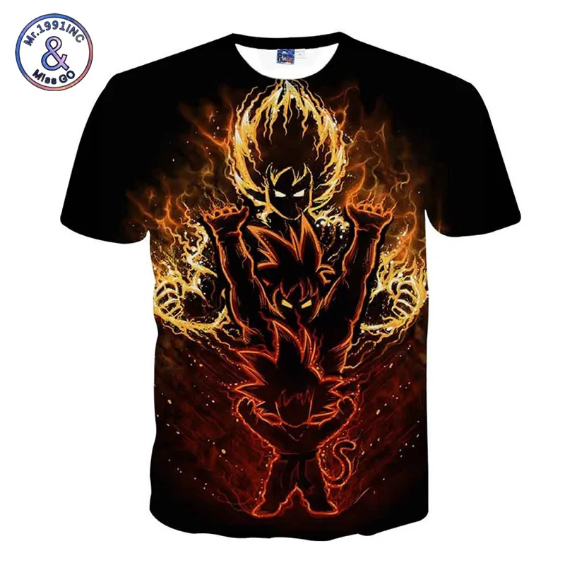 Mr.1991INC модный бренд 2018 Wukong Dragon Ball Футболка Мужская/Женская 3d принт футболка Летняя