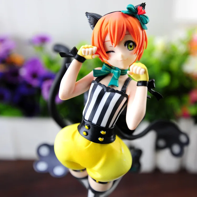 Love Live! Школьный идол фестиваль Рин хошидора 23 см аниме экшн-фигурка из ПВХ Brinquedos