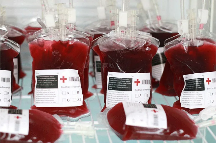 Вампир крови напитки сумки сок Mocktail сироп сердечные оптом 10 шт 350 400 мл Горячая