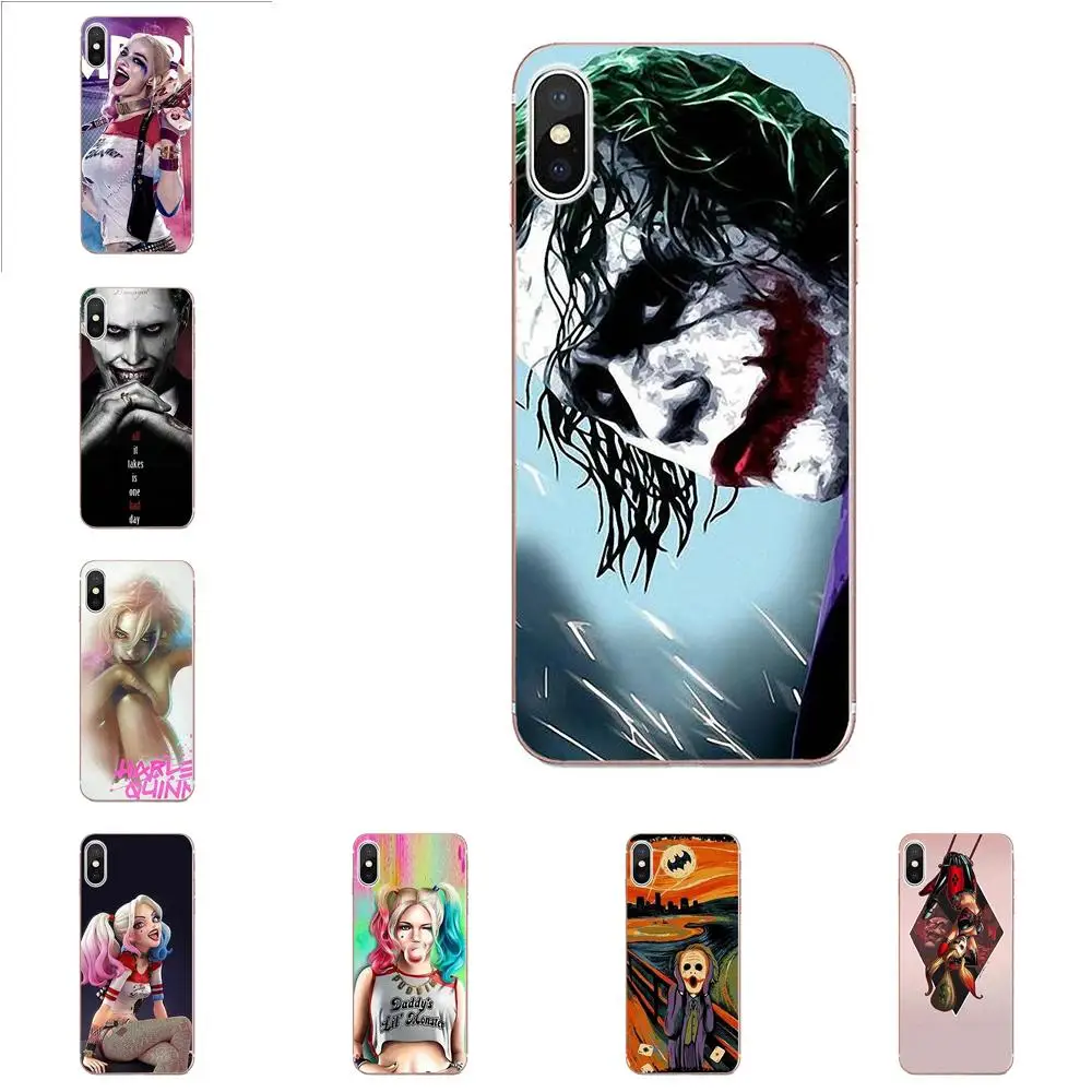Phone Soft Shell For Sony Xperia Z Z1 Z2 Z3 Z4 Z5 compact Mini M2 M4 M5 T3 E3 E5 XA XA1 XZ Premium Cool Joker And Harley Quinn | Мобильные