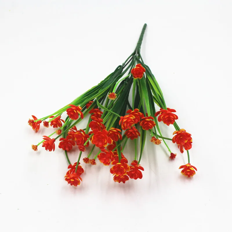 Artificial Plastic Plant Babysbreath Flower Branch Spray for Wedding Garden Decorations | Дом и сад