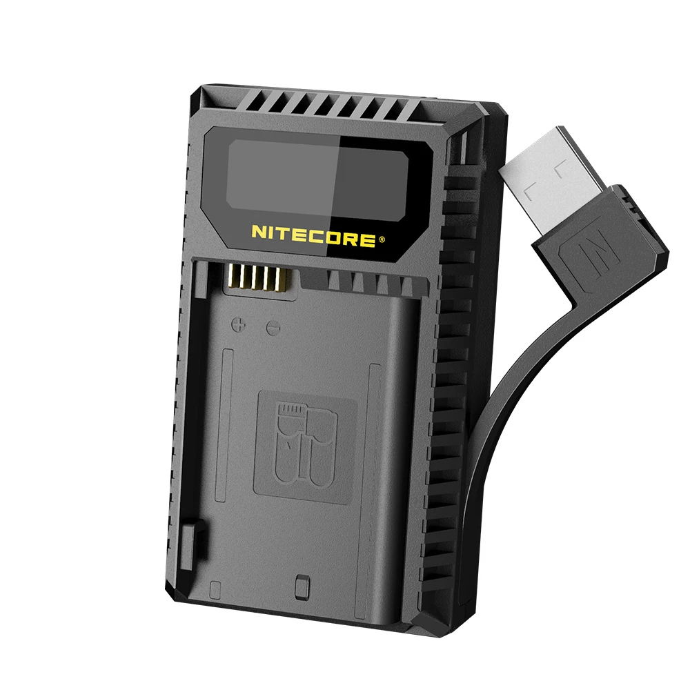 Цифровое Зарядное устройство Nitecore UNK2 с USB для батарей Nikon D610 D750 D800 D810 D850 D7000 D7100 D7200