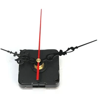 high quality quartz clock movement mechanism long spindle red hands repair diy kit set hot selling