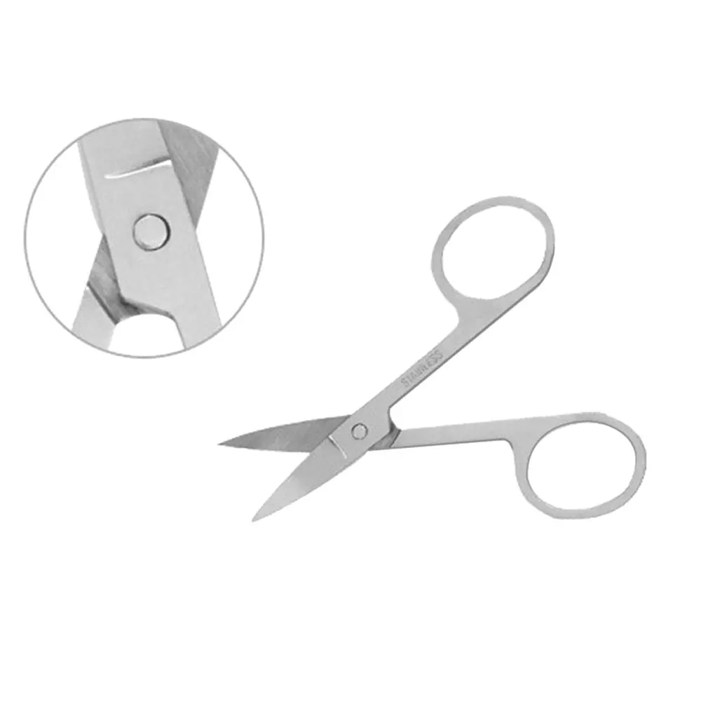 1 шт. ножницы для бровей из нержавеющей стали триммер ресницы Носовые Ножницы